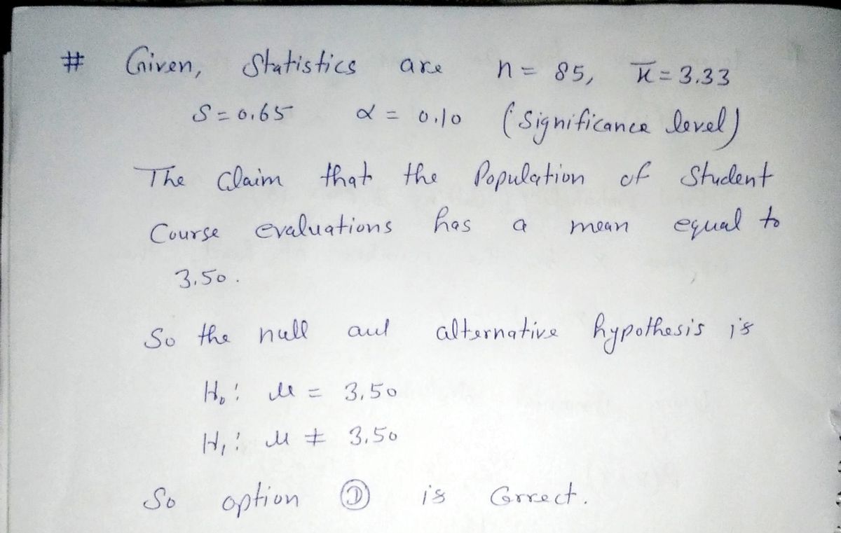 Statistics homework question answer, step 1, image 1